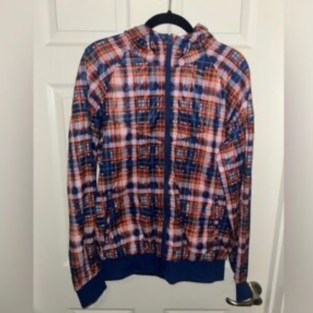HipCzech brand plaid full-zip jacket